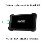 Battery Replacement for Zenith Z5 Diagnostic Scan Tool